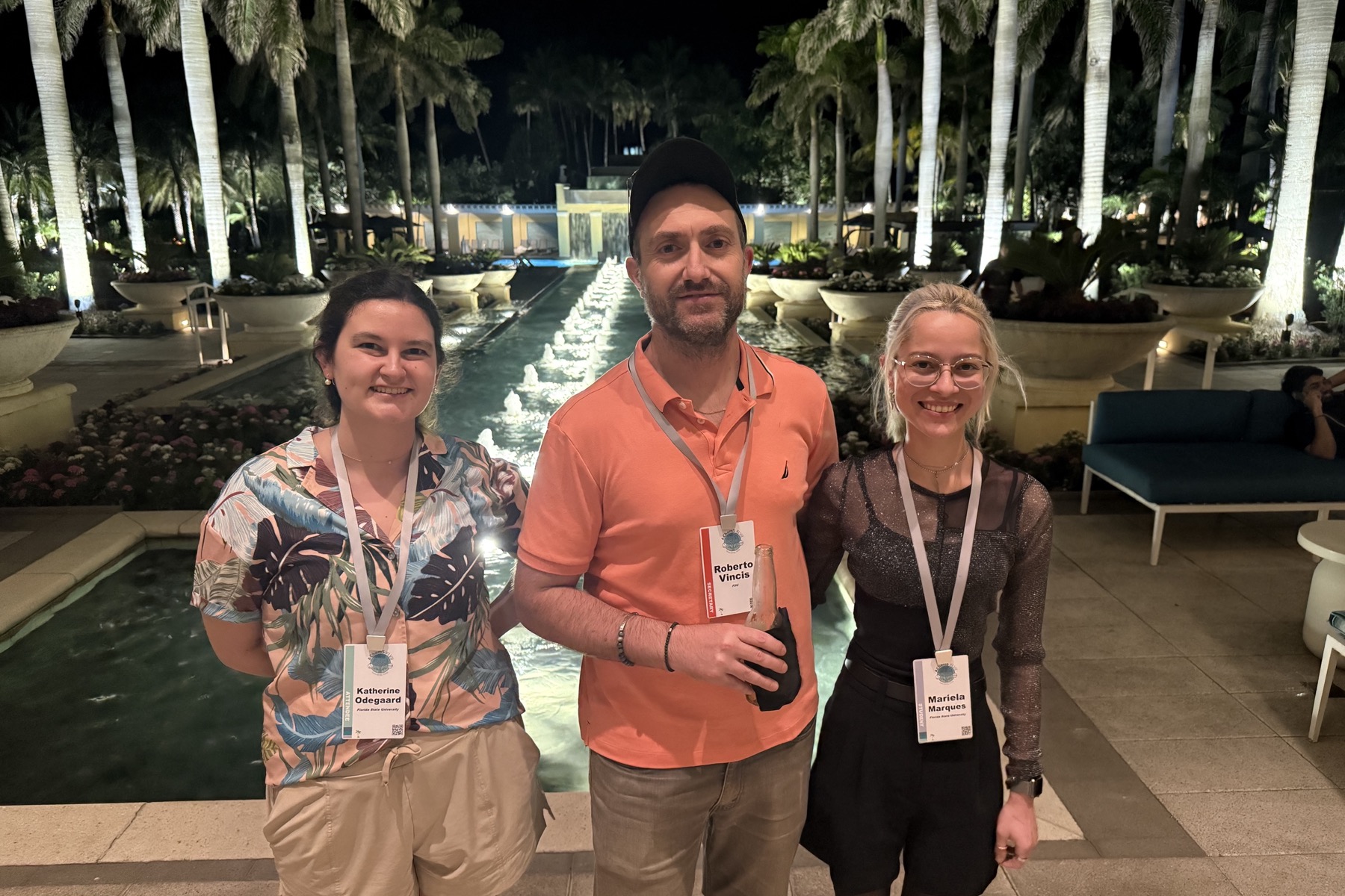 Katherine, Roberto and Mariela at the AChemS 2025 meeting