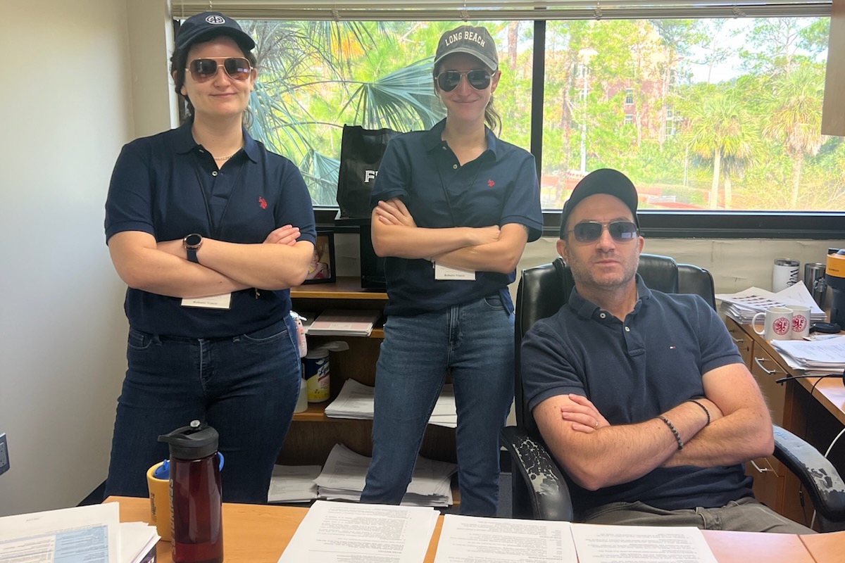Lab members dressed as Roberto for Halloween 2024
