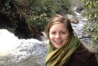 Abigail by river