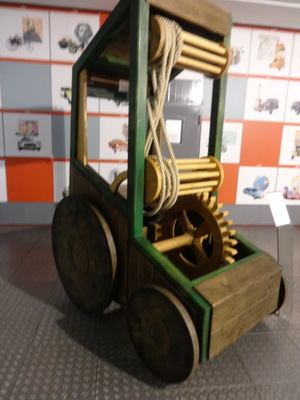 wooden car