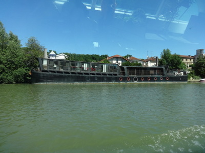 black boat