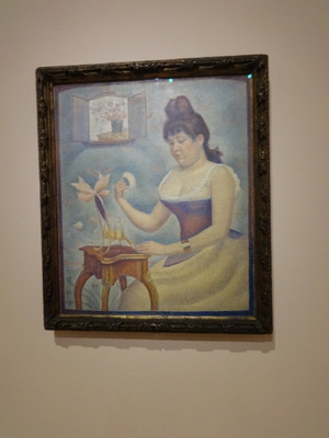 Seurat portrait