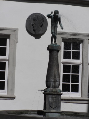 spitting