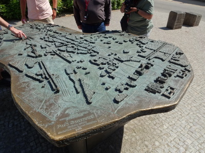 bronze map