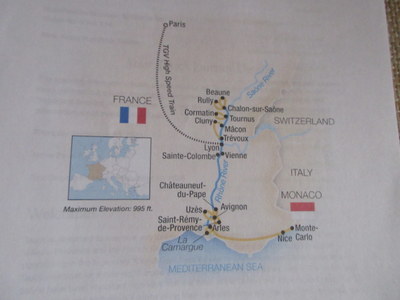 cruise map